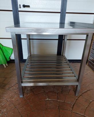 Tavolo lavoro acciaio inox