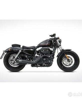Zard Sport 2-1 Scarico XL Sportster Nero