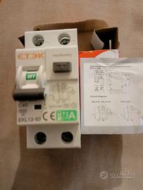 magnetotermico differenziale tipo a c40 nuovo 