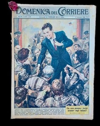 La Domenica del Corriere 17 settembre 1961 Tortora