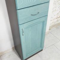 Mobile 2 cassetti con anta e ripiano interno