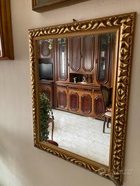 Specchio cornice dorata