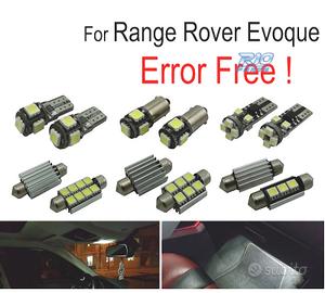 KIT 10 LAMPADE LED INTERNE PER LAND ROVER EVOQUE 1