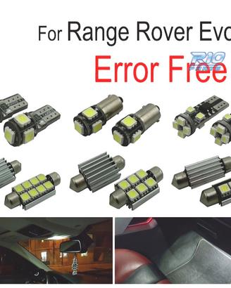 KIT 10 LAMPADE LED INTERNE PER LAND ROVER EVOQUE 1