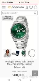 orologio originale Maserati nuovo 