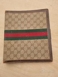 Gucci raccoglitore vintage ad anelli