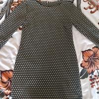 Vestito nero e bianco