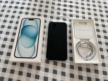 iPhone 15 128GB Azzurro – Perfetto – Con Scatola