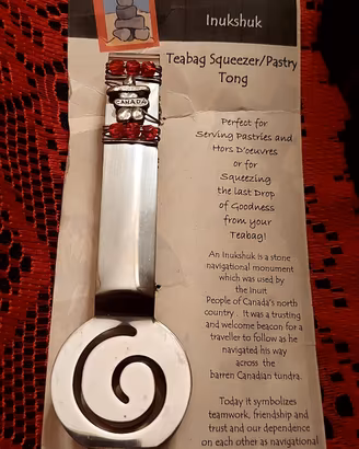 Spremi bustine di tè/Pinza per dolci Inukshuk