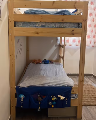 Letto a castello in legno