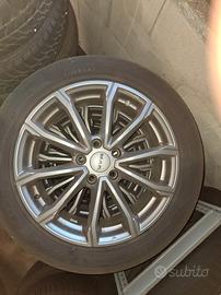 4 cerchi lega 17 gommati