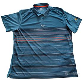 Polo Oakley Presidents Cup Golf VTG Blu XXL Ottim