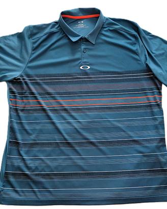 Polo Oakley Presidents Cup Golf VTG Blu XXL Ottim