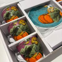 Set caffè 6 tazze e piattini Ceramica Excelsa