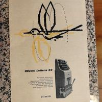 Olivetti manifesto lettera 22 nizzoli modernariato