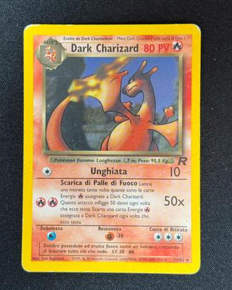 Pokemon card Dark Charizard 21/82
