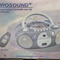 Stereo Portatile Eurosound ES-2088 con Lettore CD