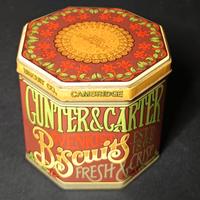 Scatola di latta ottagonale intage 