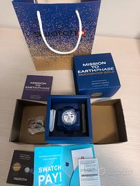 omega x Swatch Mission to the eartphase moonshine 