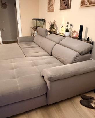 Divano letto con penisola