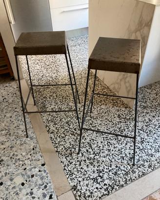 4 sgabelli stile industrial