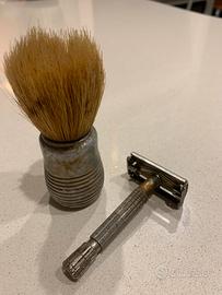 Pennello e rasoio vintage