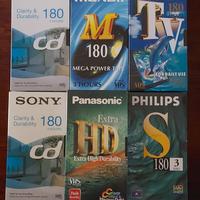 Videocassette vergini WHS 180 minuti