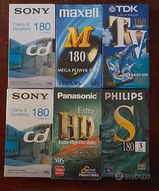 Videocassette vergini WHS 180 minuti