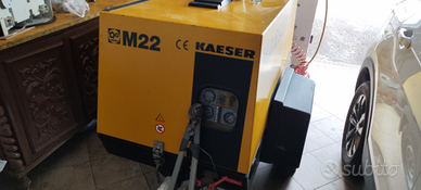 Kaeser M22 seminuovo compressore a carrello