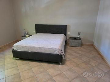 letto com contenitore + comodini 