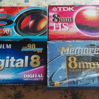 cassette video8 vhs-c vhs betamax vergini riciclo