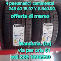 245 40 18 97 Y continental sc7 