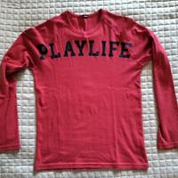 Maglia manica lunga Playlife, in cotone