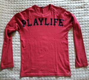 Maglia manica lunga Playlife, in cotone