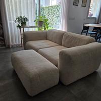 Divano 3 posti marca Divanidea mod. Tender + pouf