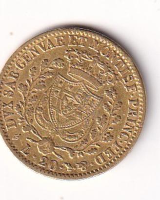italia stati-20 lire 1828 carlo felice piem-sardeg