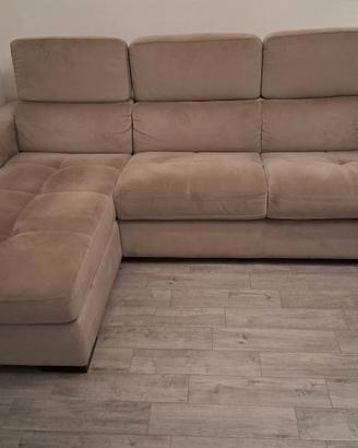 Divano letto 3 posti con cassettone alzabile conte