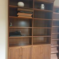 libreria in legno massello 