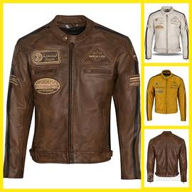 Giubbotto pelle Uomo Vintage Custom Harley Davidso