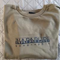 Felpa Napapijri colore verde militare tg. XXL