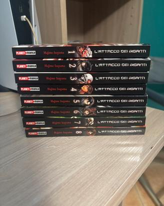 Manga attack on titan 1-8