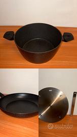 Pentole + adattatore 24 cm