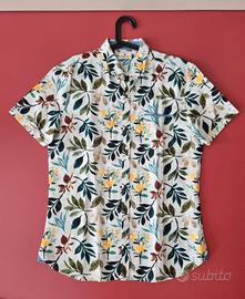 Camicia Smithy's England uomo misto lino cotone