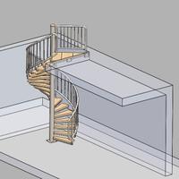 Scala a Chiocciola su Misura in Metallo