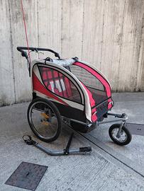 carrello passeggino grande per due bambini