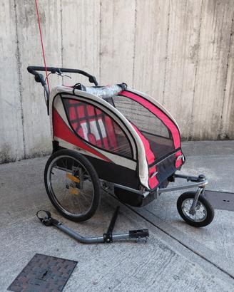 carrello passeggino grande per due bambini