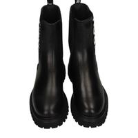 Anfibi in pelle nera per donna John Richmond