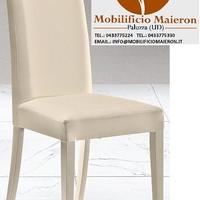 Sedie Legno Ristorante Imbottite cod 3041 N Beige