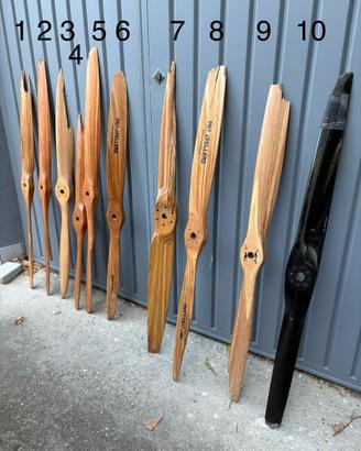 Eliche rotte per arredo o esposizione