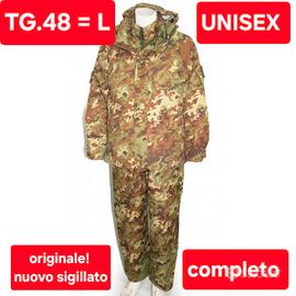 Giubbotto Goretex militare e Pantagoretex 48 = L 